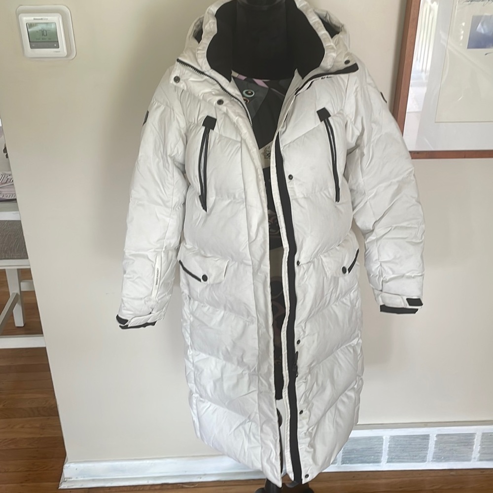 Lafuma Long White Puffer Coat Size 90/Small